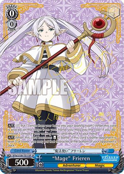 Mage Frieren SP Gold Stamp SFN/S108-TE11SP SP Frieren: Beyond Journey’s End Card