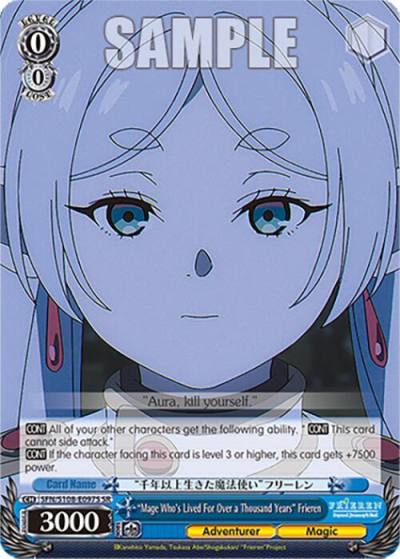 Mage Whos Lived For Over a Thousand Years Frieren SR SFN/S108-E097S SR Frieren: Beyond Journey’s End Card