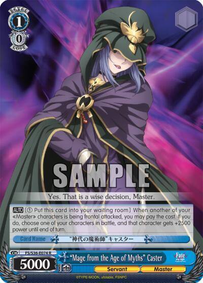 Mage from the Age of Myths Caster FS/S36-E074 R Fate/stay night [Unlimited Blade Works] Vol. II Card