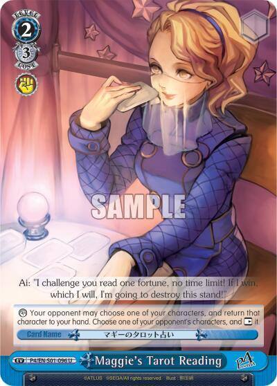 Maggies Tarot Reading P4/EN-S01-096 U Persona 4 ver.E Card