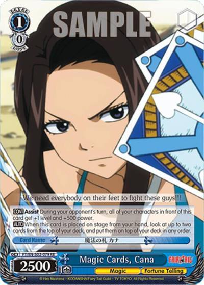 Magic Cards Cana FT/EN-S02-079 U RE Fairy Tail Chronicle Set Card