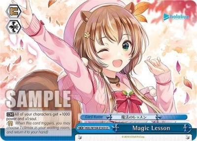 Magic Lesson HOL/W104-E143 CC hololive production Vol.2 Card