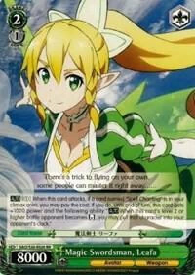 Magic Swordsman Leafa SAO/S20-E026 RR Sword Art Online Card