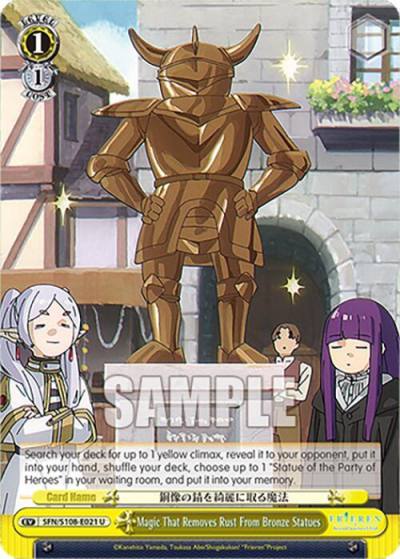 Magic That Removes Rust From Bronze Statues SFN/S108-E021 U Frieren: Beyond Journey’s End Card