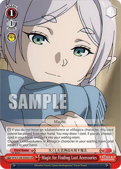 Magic for Finding Lost Accessories SR SFN/S108-E066S SR Frieren: Beyond Journey’s End Card