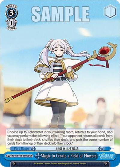Magic to Create a Field of Flowers SR SFN/S108-E105S SR Frieren: Beyond Journey’s End Card