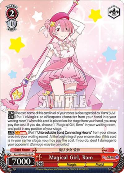 Magical Girl Ram SR RZ/S116-E055S Re:ZERO -Starting Life in Another World- Vol.3 Card