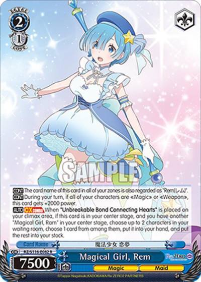Magical Girl Rem RZ/S116-E082 Re:ZERO -Starting Life in Another World- Vol.3 Card