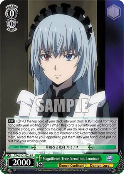 Magnificent Transformation Luminus TSK/S101-E028 R That Time I Got Reincarnated as a Slime Vol.3 Card