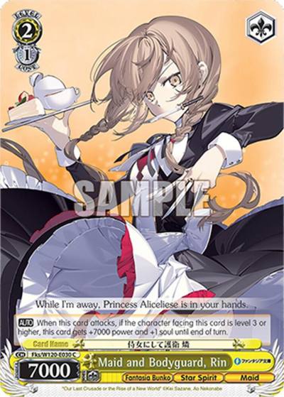 Maid and Bodyguard Rin Fks/W120-E030 C Fujimi Fantasia Bunko Vol.2 Card