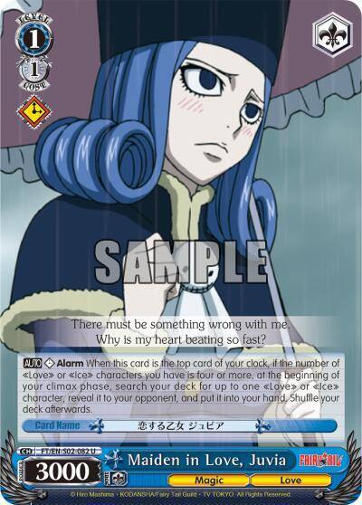 Maiden in Love Juvia FT/EN-S02-082 U Fairy Tail ver.E Card