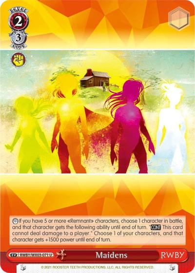 Maidens RWBY/WX03-071 U RWBY Card