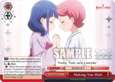 Making You Wait SCC RSL/S98-E076SCC SCC Revue Starlight The Movie Card