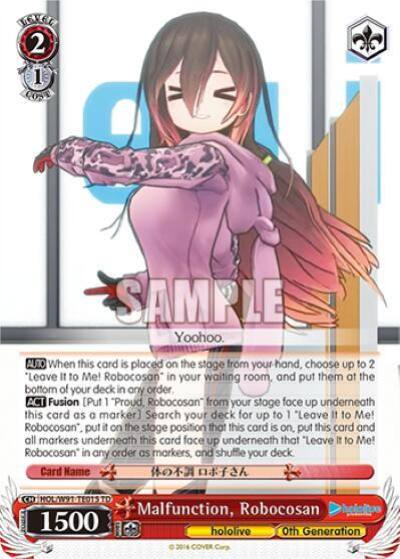 Malfunction Robocosan HOL/W91-TE015 TD hololive production Card