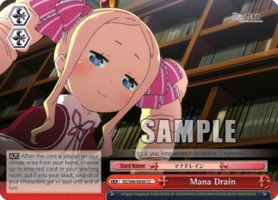 Mana Drain RZ/S46-E056 CC Re:ZERO Card