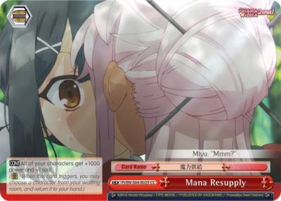 Mana Resupply PI/EN-S04-E025 C Fate/kaleid liner PRISMA ILLYA DX Card