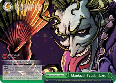 Maniacal Feudal Lord BNJ/SX01-032 CR Batman Ninja Card