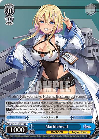 Marblehead AZL/S102-E124 C Azur Lane Card