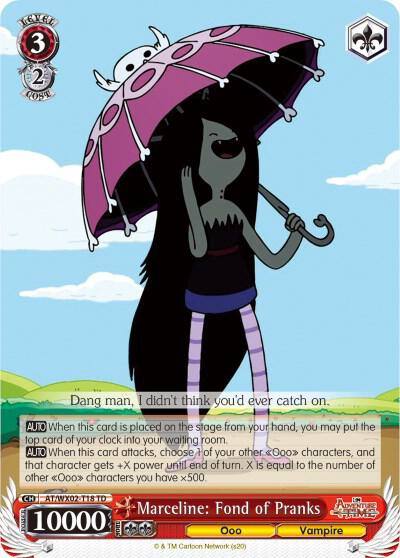Marceline Fond of Pranks AT/WX02-T18 TD Adventure Time Card
