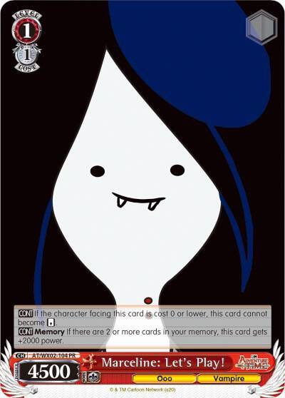 Marceline Lets Play AT/WX02-104 PR Adventure Time Card