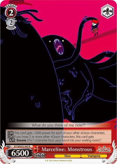Marceline Monstrous AT/WX02-047 R Adventure Time Card
