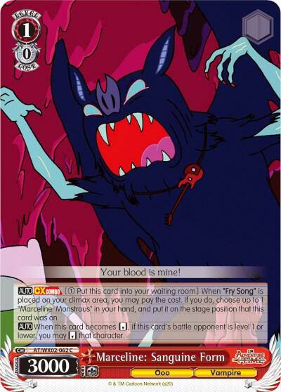 Marceline Sanguine Form AT/WX02-062 C Adventure Time Card