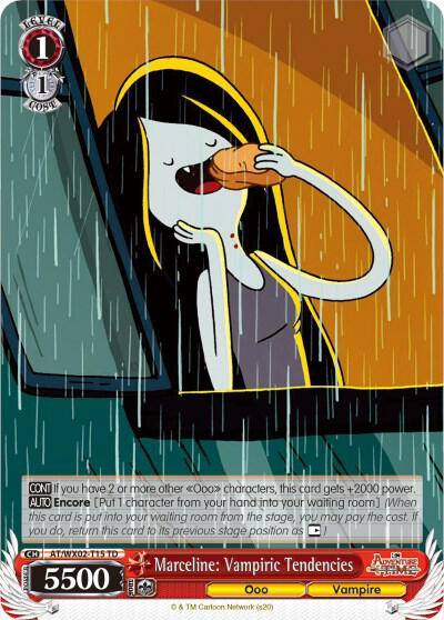 Marceline Vampiric Tendencies AT/WX02-T15 TD Adventure Time Card