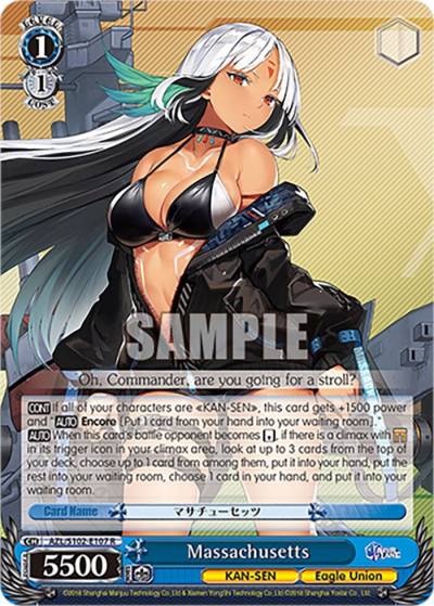 Massachusetts AZL/S102-E107 R Azur Lane Card