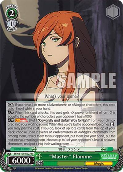 Master Flamme SFN/S108-E027 R Frieren: Beyond Journey’s End Card