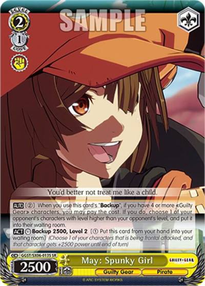 May Spunky Girl SR GGST/SX06-013S SR Guilty Gear -Strive- Card