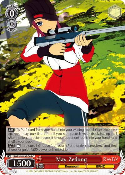 May Zedong RWBY/WX03-064 C RWBY Card