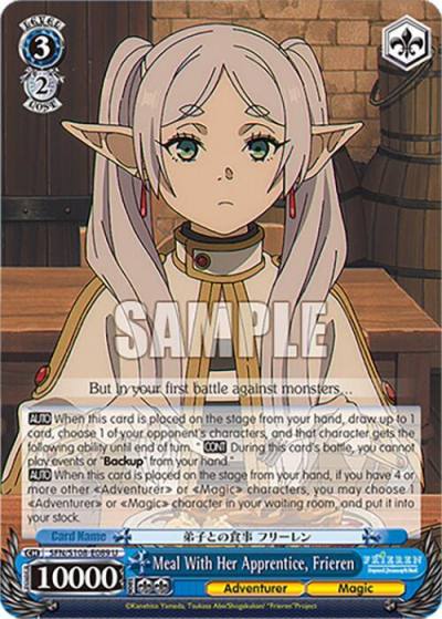 Meal With Her Apprentice Frieren SFN/S108-E089 U Frieren: Beyond Journey’s End Card