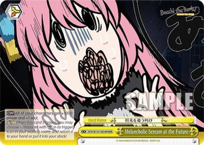 Melancholic Scream at the Future RRR BTR/W107-E034R RRR BOCCHI THE ROCK! Card