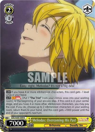Meliodas Overcoming His Past SDS/SX05-009 R The Seven Deadly Sins: Revival of The Commandments Card