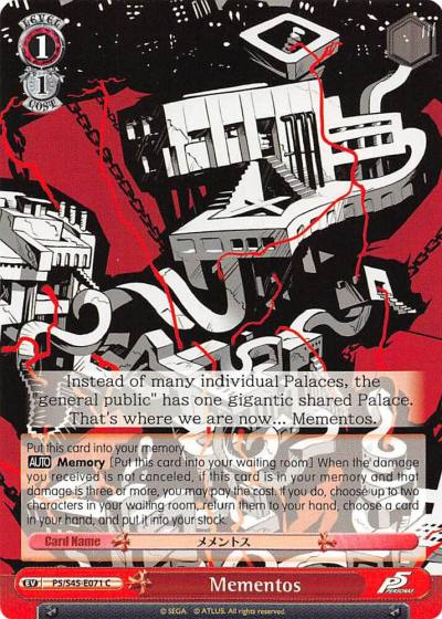 Mementos P5/S45-E071 C Persona 5 Card