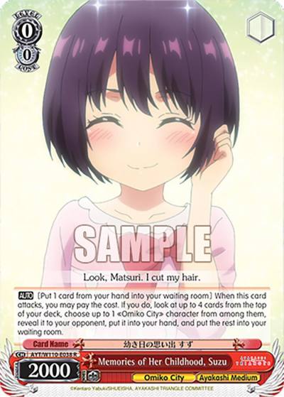 Memories of Her Childhood Suzu AYT/W110-E038 R Ayakashi Triangle Card