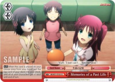 Memories of a Past Life AB/W31-E102 CC Angel Beats! Re:Edit Card