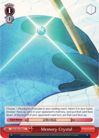 Memory Crystal SAO/S65-E066 C Sword Art Online -Alicization- Card
