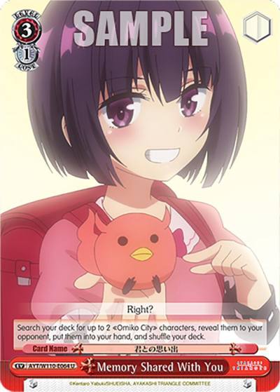 Memory Shared With You AYT/W110-E064 U Ayakashi Triangle Card