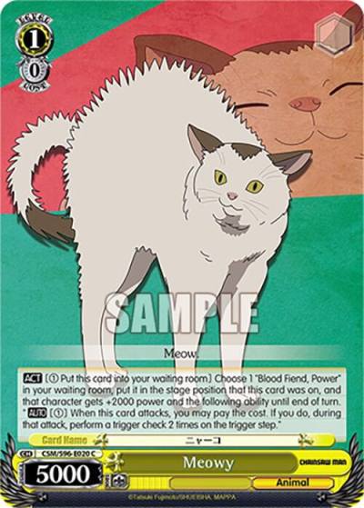 Meowy CSM/S96-E020 C Chainsaw Man Card