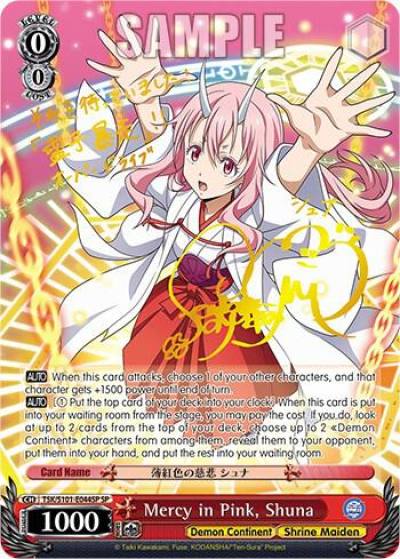 Mercy in Pink Shuna SP TSK/S101-E044SP SP That Time I Got Reincarnated as a Slime Vol.3 Card