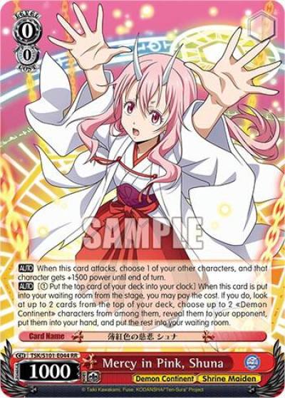 Mercy in Pink Shuna TSK/S101-E044 RR That Time I Got Reincarnated as a Slime Vol.3 Card