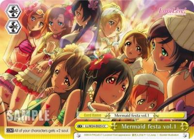 Mermaid festa vol1 LL/W24-E025 CC Love Live! Card