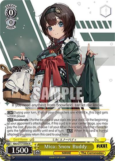 Mica Snow Buddy NIK/S117-E006 R GODDESS OF VICTORY: NIKKE Card