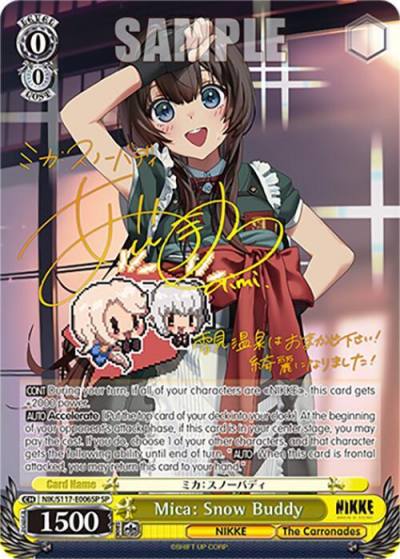 Mica Snow Buddy SP NIK/S117-E006SP SP GODDESS OF VICTORY: NIKKE Card