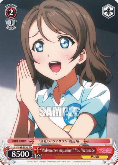 Midsummer Aquarium You Watanabe LSS/W45-TE12 TD Love Live! Sunshine!! Card