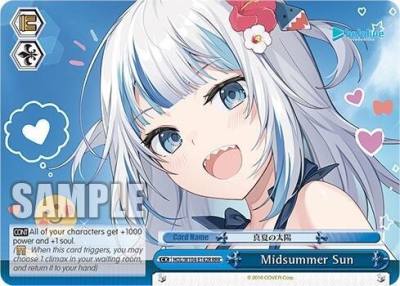 Midsummer Sun RRR HOL/W104-E142R RRR hololive production Vol.2 Card