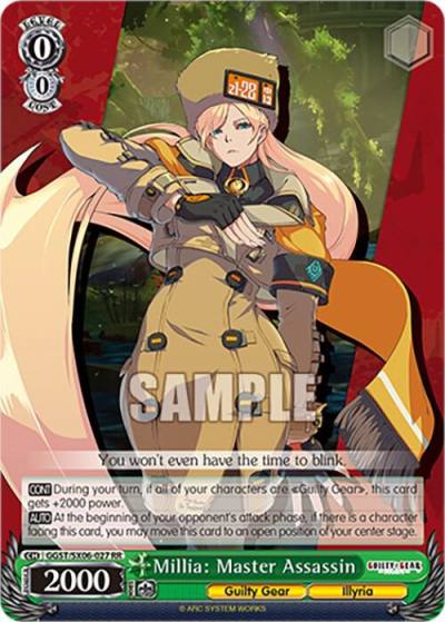 Millia Master Assassin GGST/SX06-027 RR Guilty Gear -Strive- Card