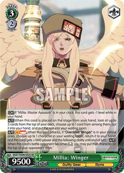 Millia Winger SR GGST/SX06-032S SR Guilty Gear -Strive- Card