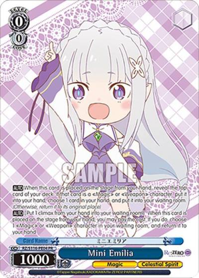 Mini Emilia PR RZ/S116-PE04 Re:ZERO -Starting Life in Another World- Vol.3 Card
